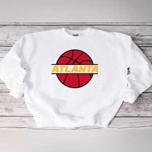 Atlanta Hawks Basketball Crewneck